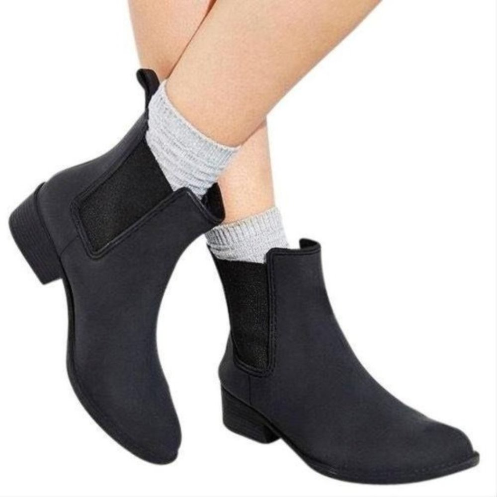 Jeffrey Campbell x Havana Last Matte Black Rain Boots
